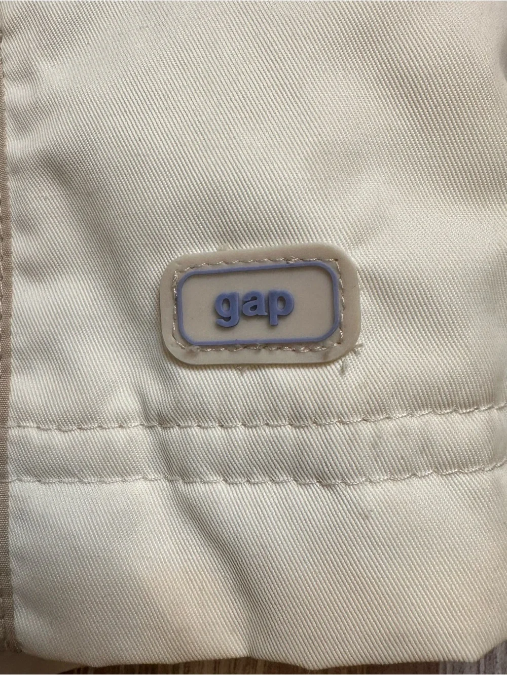 GAP Kids Colorblock Hooded Ski Jacket in Beige, Cream & Light Blue Youth XS (4)